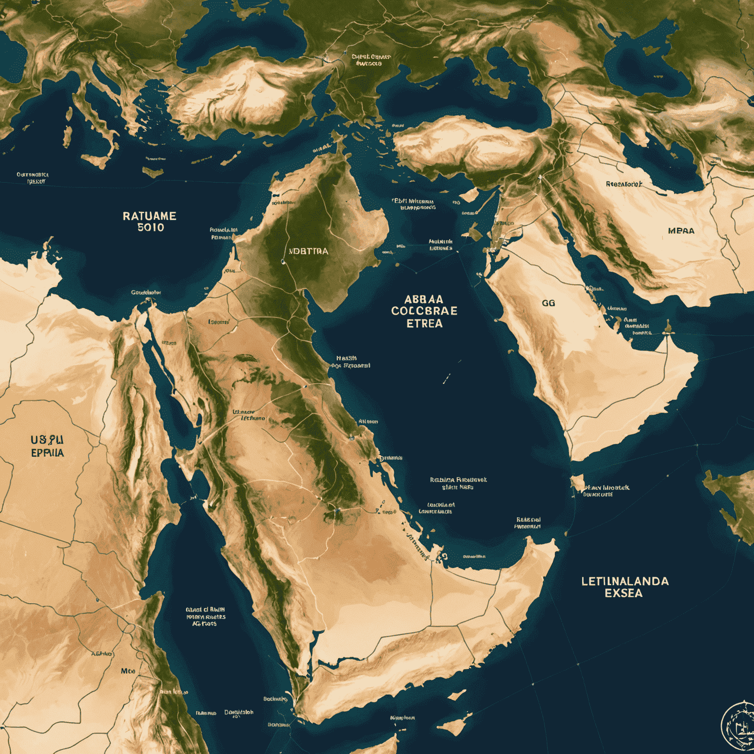 خريطة الإمارات العربية المتحدة توضح تغطية شبكة الجيل الخامس، مع مؤشرات للمناطق المغطاة والمناطق قيد التوسع
